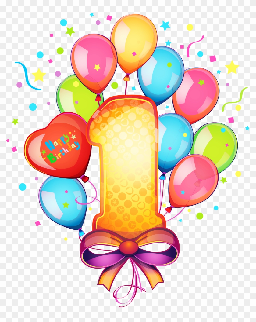 Birthday Cake Clip Art - 1 Birthday #245955