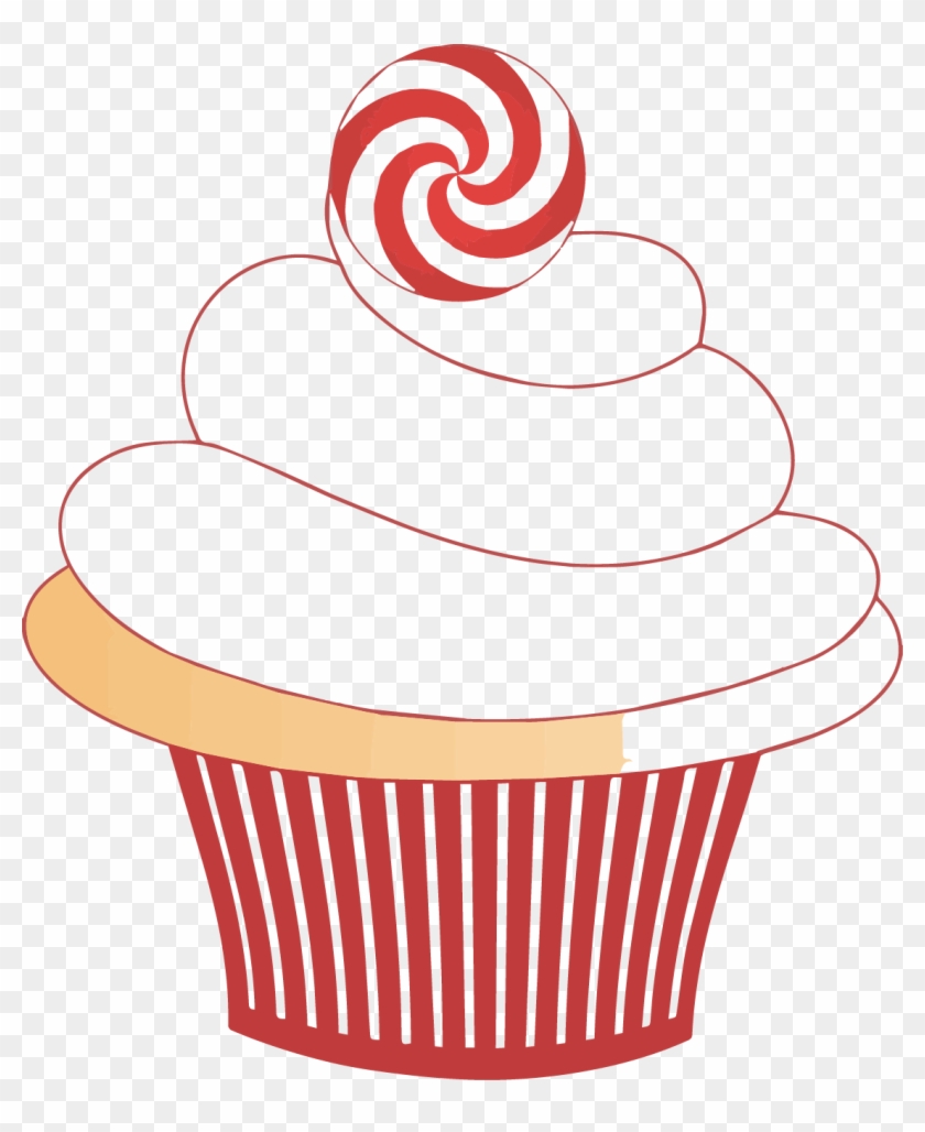 Birthday Cupcakes With Candle - Cute Cake Cliparts Png #246000