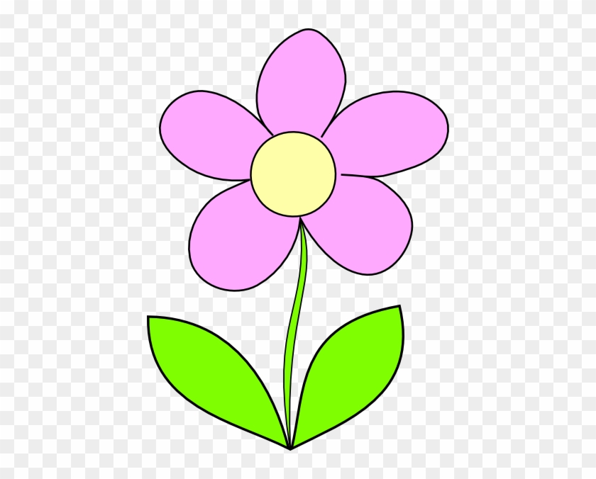 Purple Flower Clip Art - Clip Art Of Purple Flower #246013