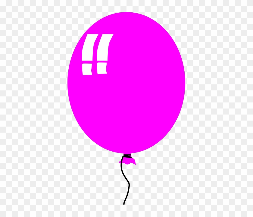 Best Funny Birthday Wishes - Purple Balloon Clip Art #246024