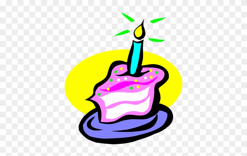 Slice Of Cake Clip Art - Slice Of Birthday Cake #246048