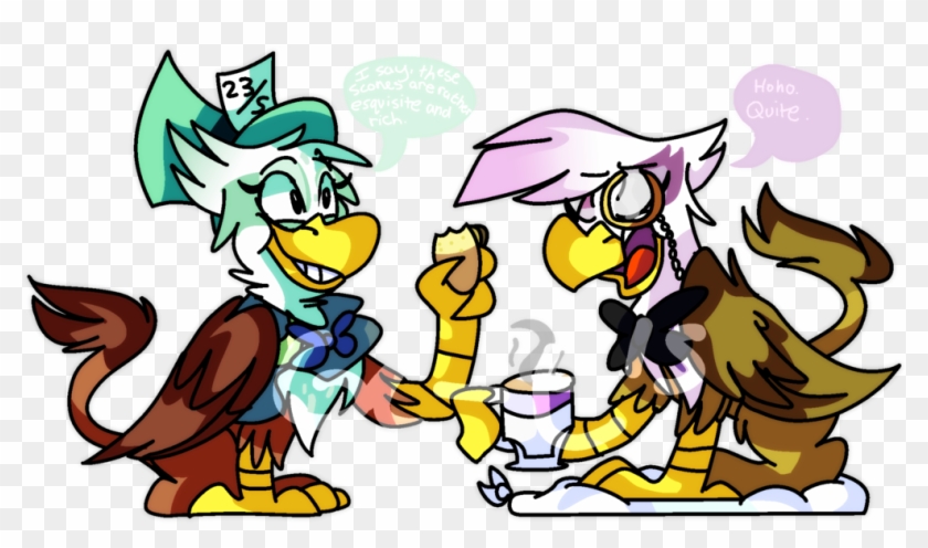 Greta And Gilda's Tea Party By Dizzee-toaster - Gilda Greta Mlp #246108