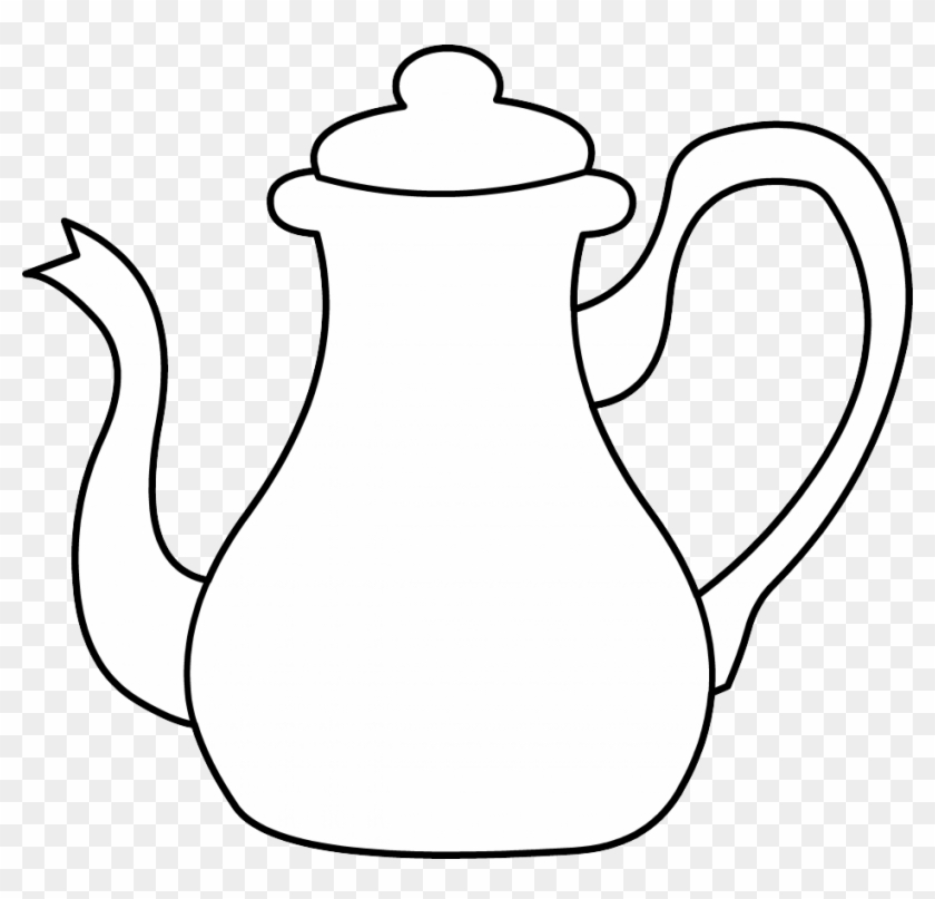 Top Images For White Teapot Clip Art On Picsunday - White Tea Pot Clipart #246113