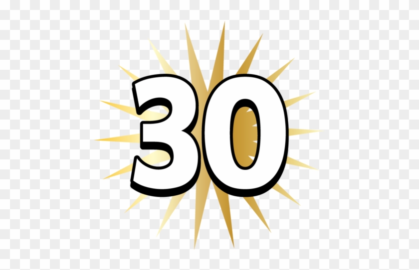 30 Thirtieth Thirty Years Old Happy Birthday Party - 30 Gold Star - Thirty Birthday Milestone Age Party #246116