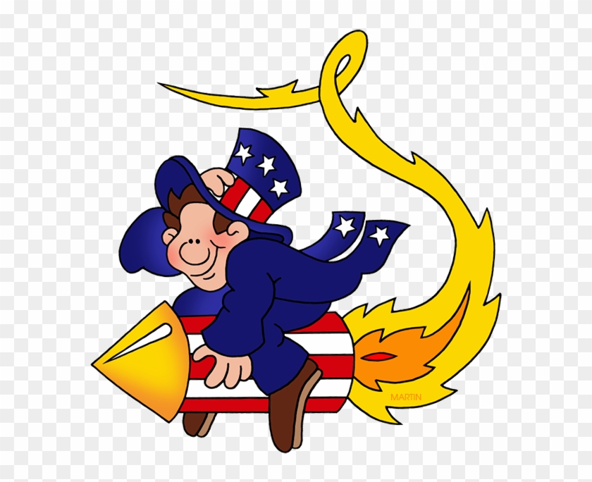 Riding A Rocket - 3 Patriotic Symbols #246143