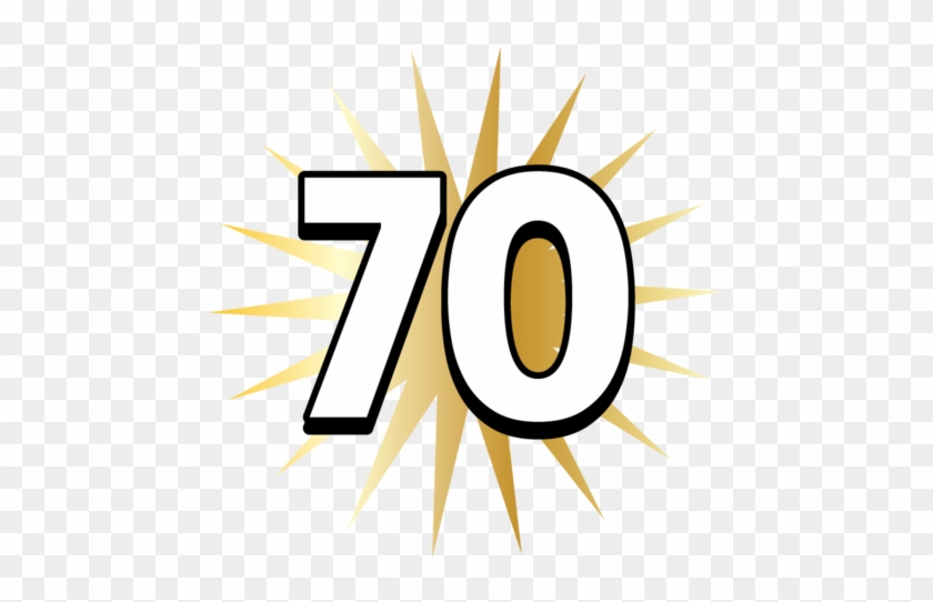 70 Seventieth Seventy Years Happy Birthday Party Getting - 70 Gold Star - Seventy Celebrate Party Birthday Milestone #246156