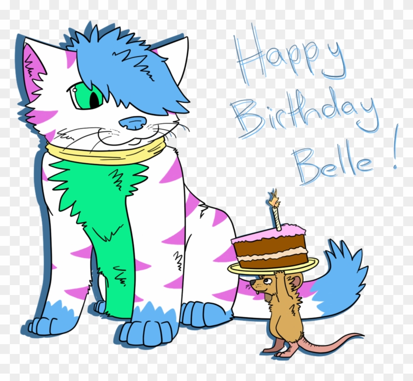 Happy Birthday Belle By Sludgy - Cartoon #246238