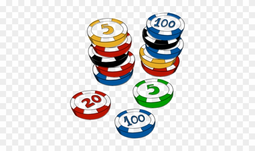 3 - Casino Chips Clip Art #246288