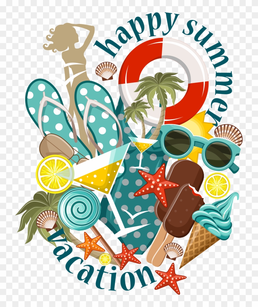 Beach Summer Illustration - Beach Summer Illustration #246353