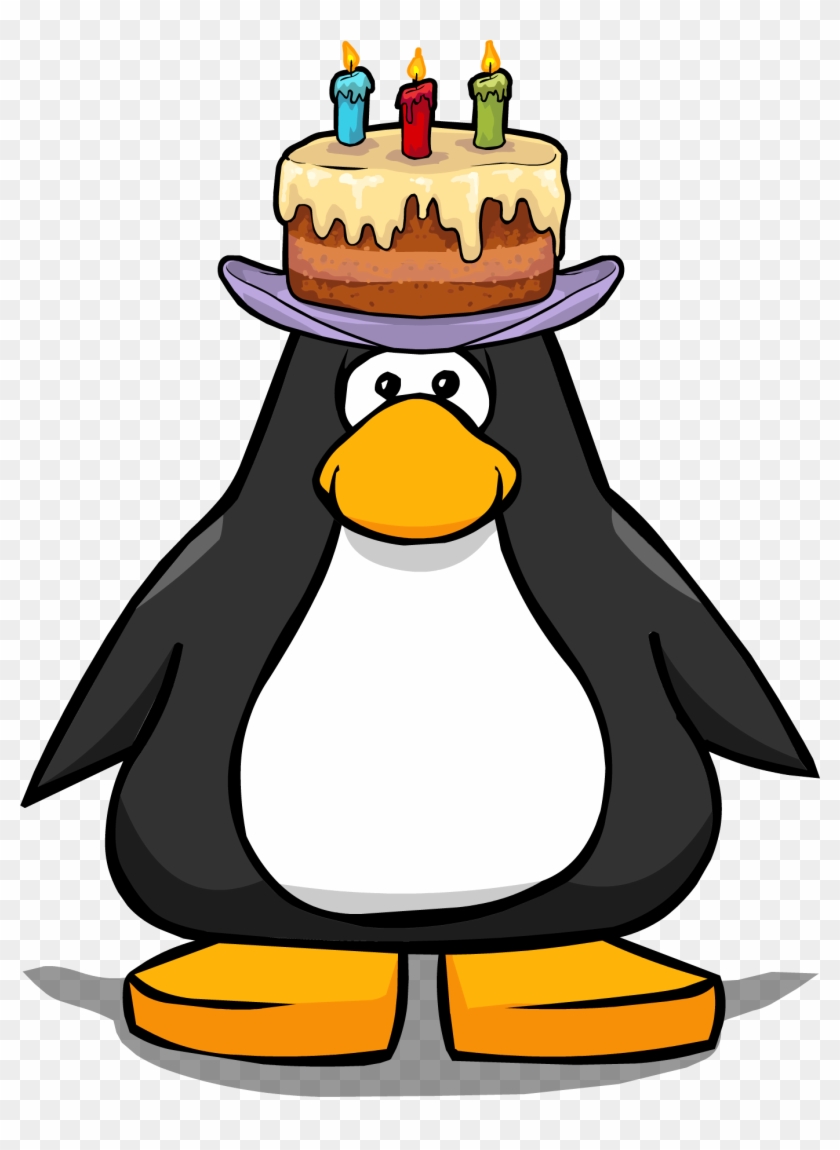 Happy Birthday Hat On A Player Card - Penguin With A Horn #246389