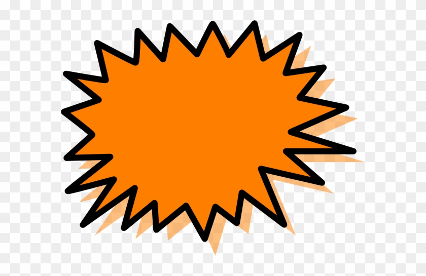 Orange Explosion Clipart #246529