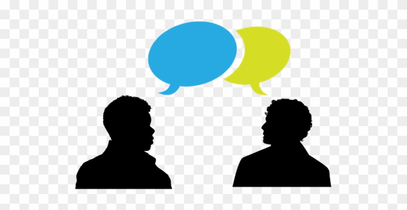 Speaking Heads And Speech Bubble - Speaking Images Clip Art #246546