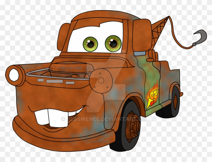 Mater Clip Art - Tow Mater Simple Drawing #246578