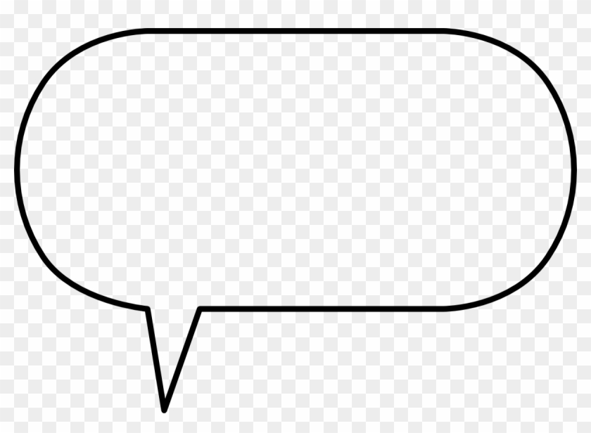 Speech Bubble Border 2 Vector - Speech Bubble Gif Png #246656