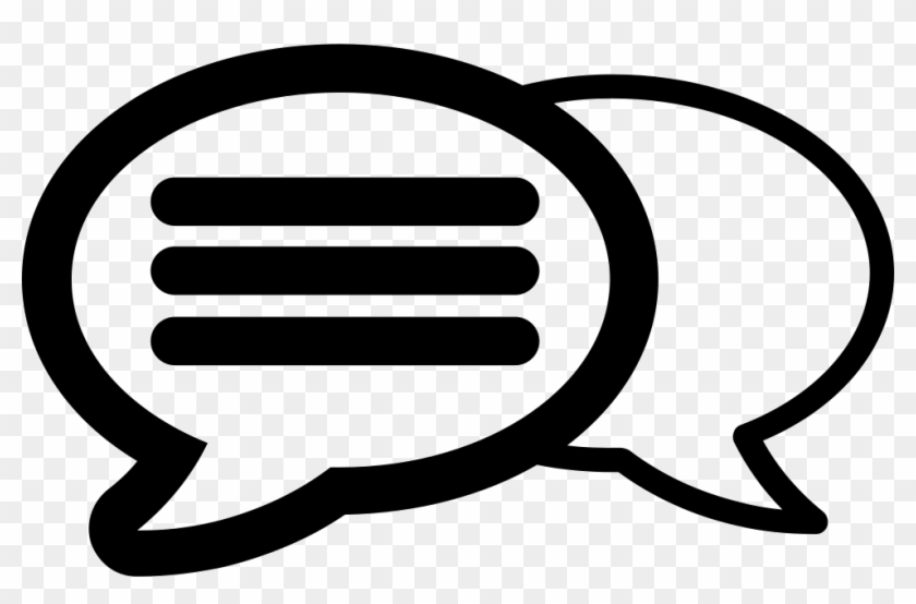 Speech Bubble Comments - Chat Bubble Solid White Icon #246702