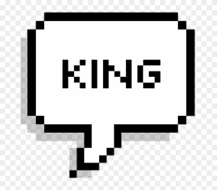 King Speech Text Bubble Overlay - Exo L Sticker #246719
