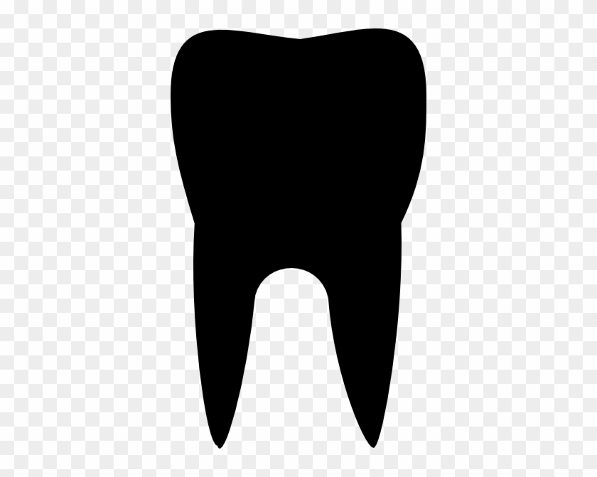 Black Molar Tooth Clip Art - Black Tooth Clipart #246723