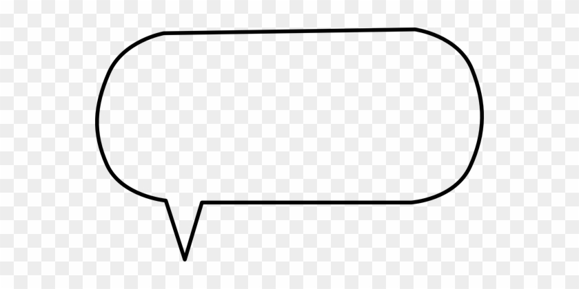 Speech Bubble Talk Blank Message Icon Elem - Speech Bubble Png #246829