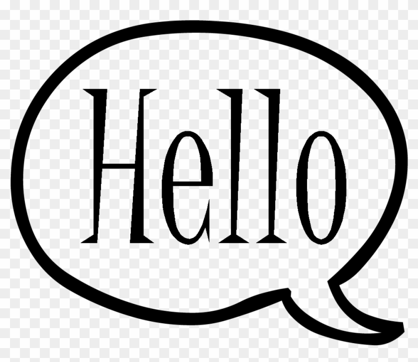 Hello Clipart Nice Word - Speech Bubble With Words #246843