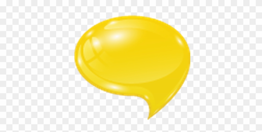 Set Of Speech Bubbles - Yellow Speech Bubble Png #246934