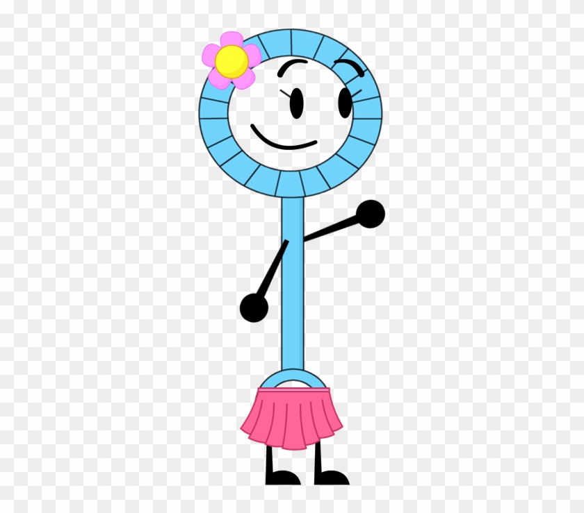 Bubble Wand Wearing Flower And Skirt - Lollipop #246987