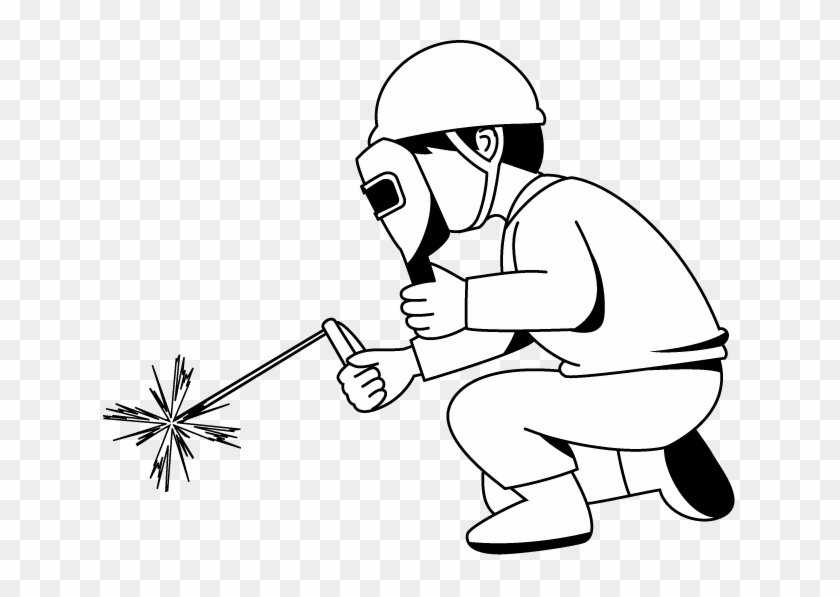 Welding Clipart - Welder Coloring Pages #247122