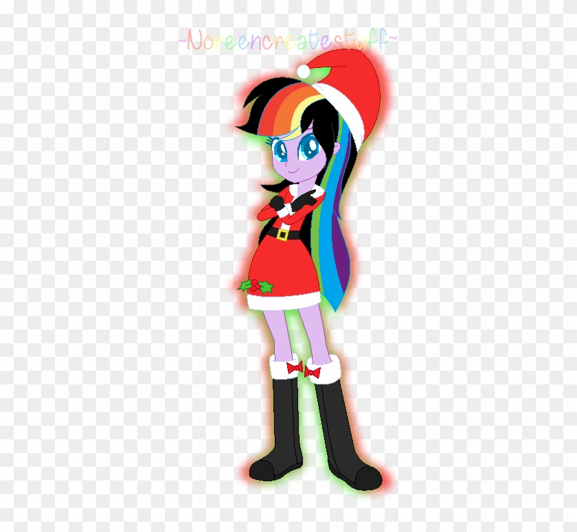 Rainbow Heart Christmas Outfit By Noreencreatesstuff - Rainbow Heart Christmas Outfit By Noreencreatesstuff #1580522