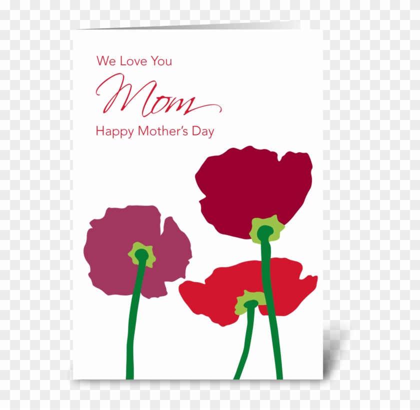 Mother's Day Flowers Greeting Card - Mother's Day Flowers Greeting Card #1580650