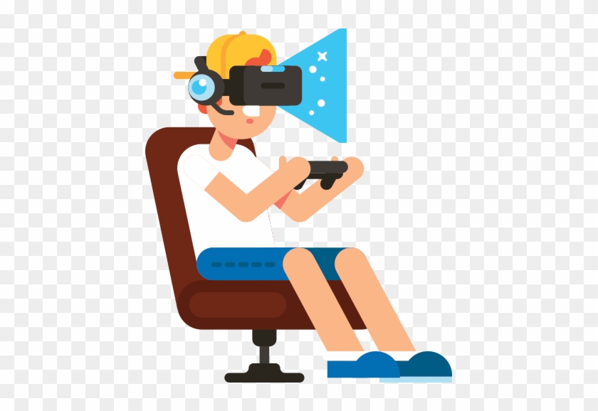 Student Playing Game In Vr - Student Playing Game In Vr #1580693