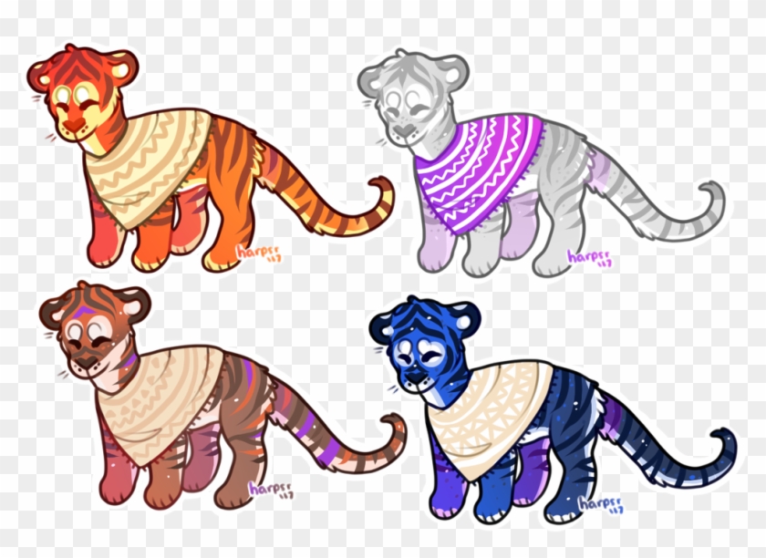 Poncho Tiger Cubs Adopts Closed By Lyresandharps - Poncho Tiger Cubs Adopts Closed By Lyresandharps #1580721