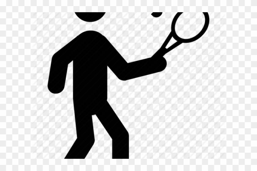 Badminton Clipart Tennis Player - Badminton Clipart Tennis Player #1580724