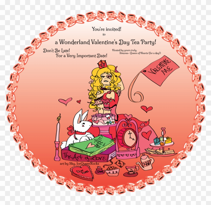 Wonderland Valentines Day Tea Party By Icequeenrocks - Wonderland Valentines Day Tea Party By Icequeenrocks #1580771
