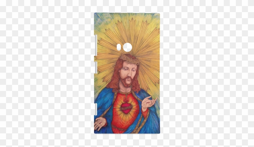 Sacred Heart Of Jesus Christ Drawing Hard Case For - Sacred Heart Of Jesus Christ Drawing Hard Case For #1580837