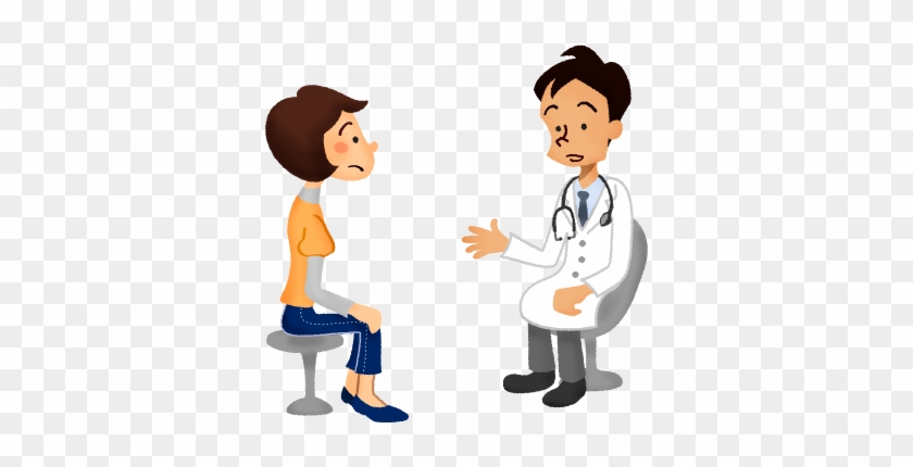 Woman Receiving A Medical Consultation With Doctor - Woman Receiving A Medical Consultation With Doctor #1580979
