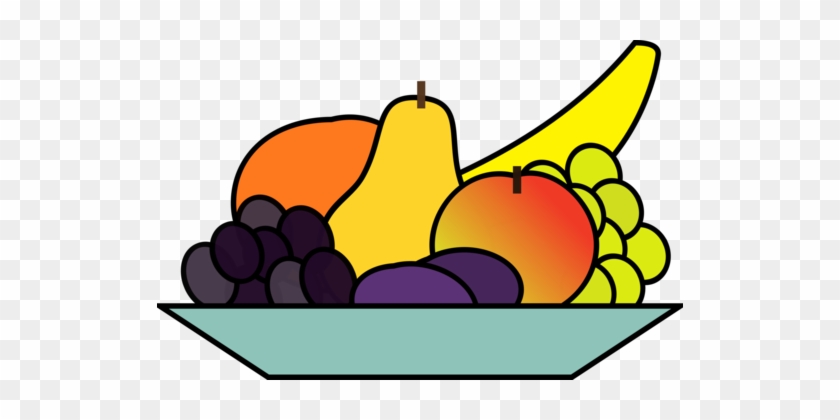 Fruit Salad Bowl Drawing Vegetable - Fruit Salad Bowl Drawing Vegetable #1581053