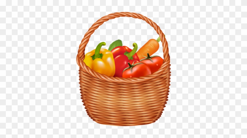 Vegetable Basket, Cartoon Stickers, Fruits And Veggies, - Vegetable Basket, Cartoon Stickers, Fruits And Veggies, #1581054