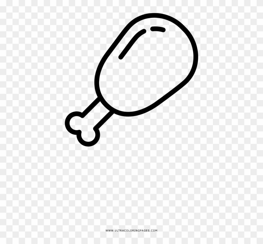Chicken Leg Coloring Page Chicken Leg Coloring Page Full Size PNG