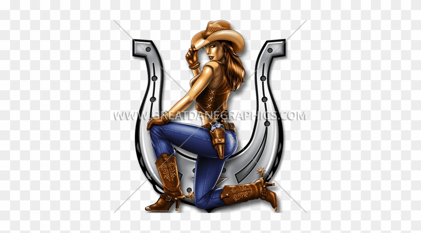 Cowgirl Horseshoe Production Ready Artwork For T-shirt - Cowgirl Horseshoe Production Ready Artwork For T-shirt #1581134 Cowgirl Horseshoe Production Ready Artwork For T-shirt - Cowgirl Horseshoe Production Ready Artwork For T-shirt #1581134