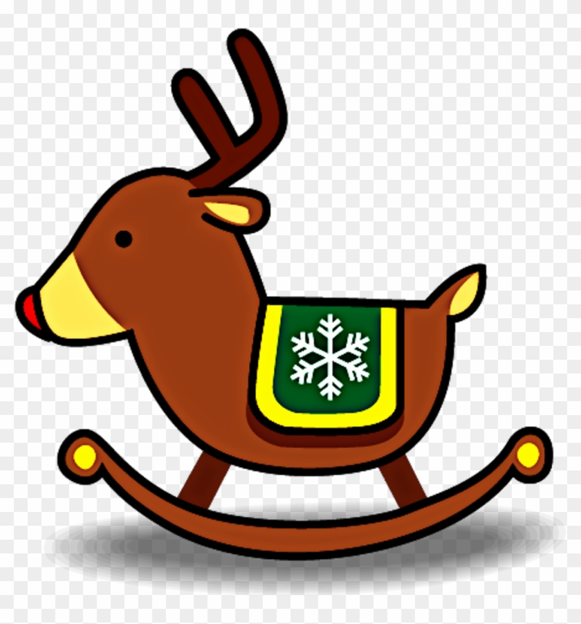 Christmas Rocking Horse Hdr Reindeer - Christmas Rocking Horse Hdr Reindeer #1581217