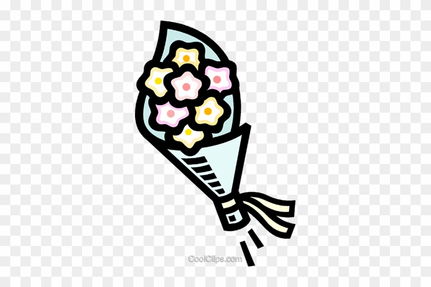 Wedding Flowers Royalty Free Vector Clip Art Illustration - Wedding Flowers Royalty Free Vector Clip Art Illustration #1581370