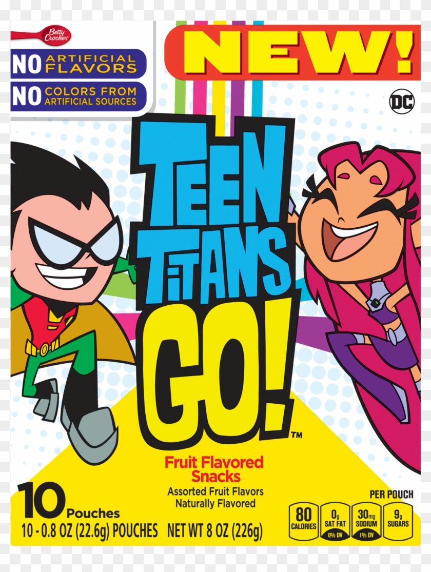 Betty Crocker Teen Titans Go Fruit Flavored Snacks, - Betty Crocker Teen Titans Go Fruit Flavored Snacks, #1581441