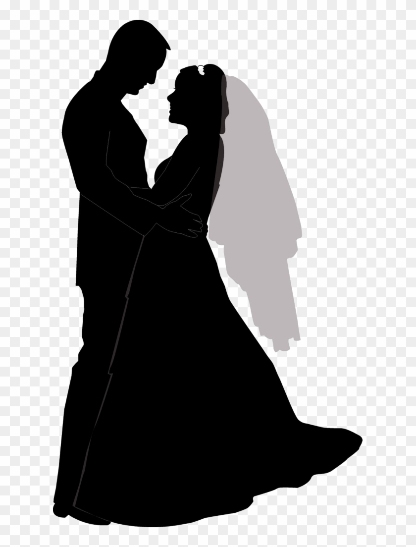 Wedding Couple Silhouette Png Free Download - Wedding Couple Silhouette Png Free Download #1581457