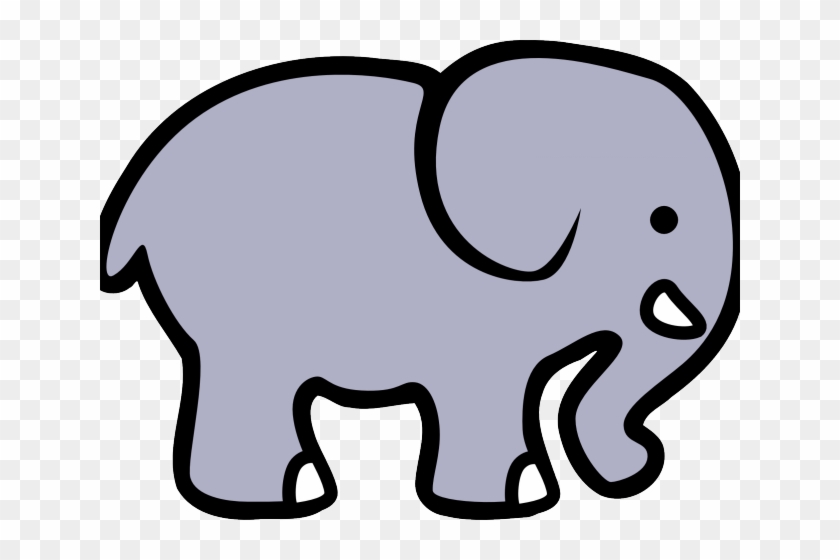Line Art Clipart Elephant - Line Art Clipart Elephant #1581629
