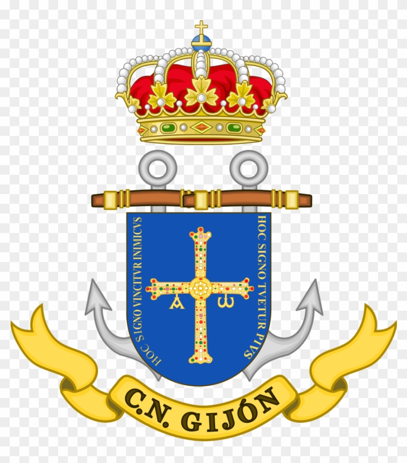 Coat Of Arms Of The Spanish Navy Naval Command Of Gijón - Coat Of Arms Of The Spanish Navy Naval Command Of Gijón #1581666