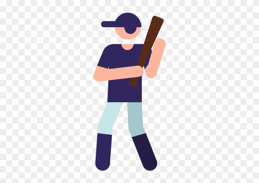 Baseball Player Free Icon - Baseball Player Free Icon #1581690