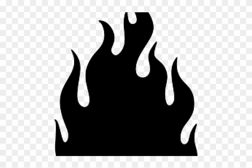 Fire Flames Clipart Silhouette - Fire Flames Clipart Silhouette #1581769