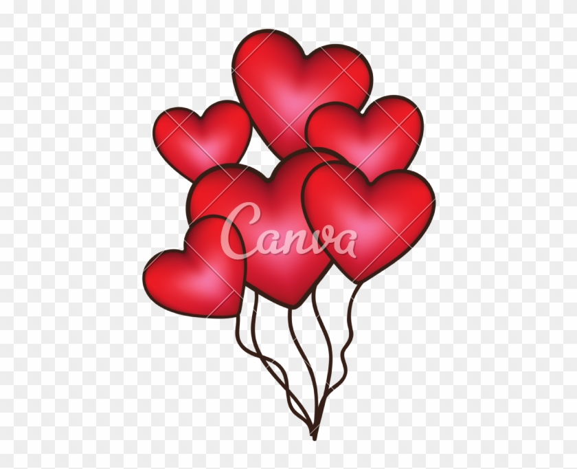 Heart Balloons Icon Image - Heart Balloons Icon Image #1582024