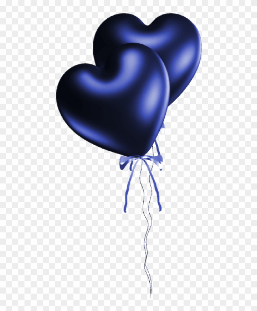 Blue Heart Balloons - Blue Heart Balloons #1582027