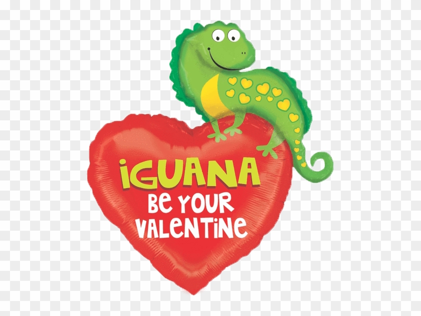 37" Jumbo Iguana Be Your Valentine Pun Valentine's - 37" Jumbo Iguana Be Your Valentine Pun Valentine's #1582034