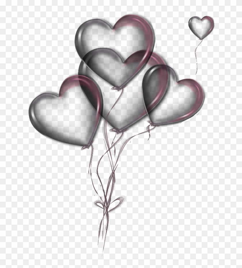 Balloons Hearts Transparent Overlay Bouquet - Balloons Hearts Transparent Overlay Bouquet #1582037